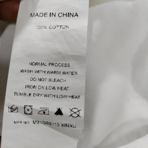 Simplee White Eyelet Lace Whimsy Cottagecore Prairie Halter Twee Dress S NWOT - Picture 8 of 10